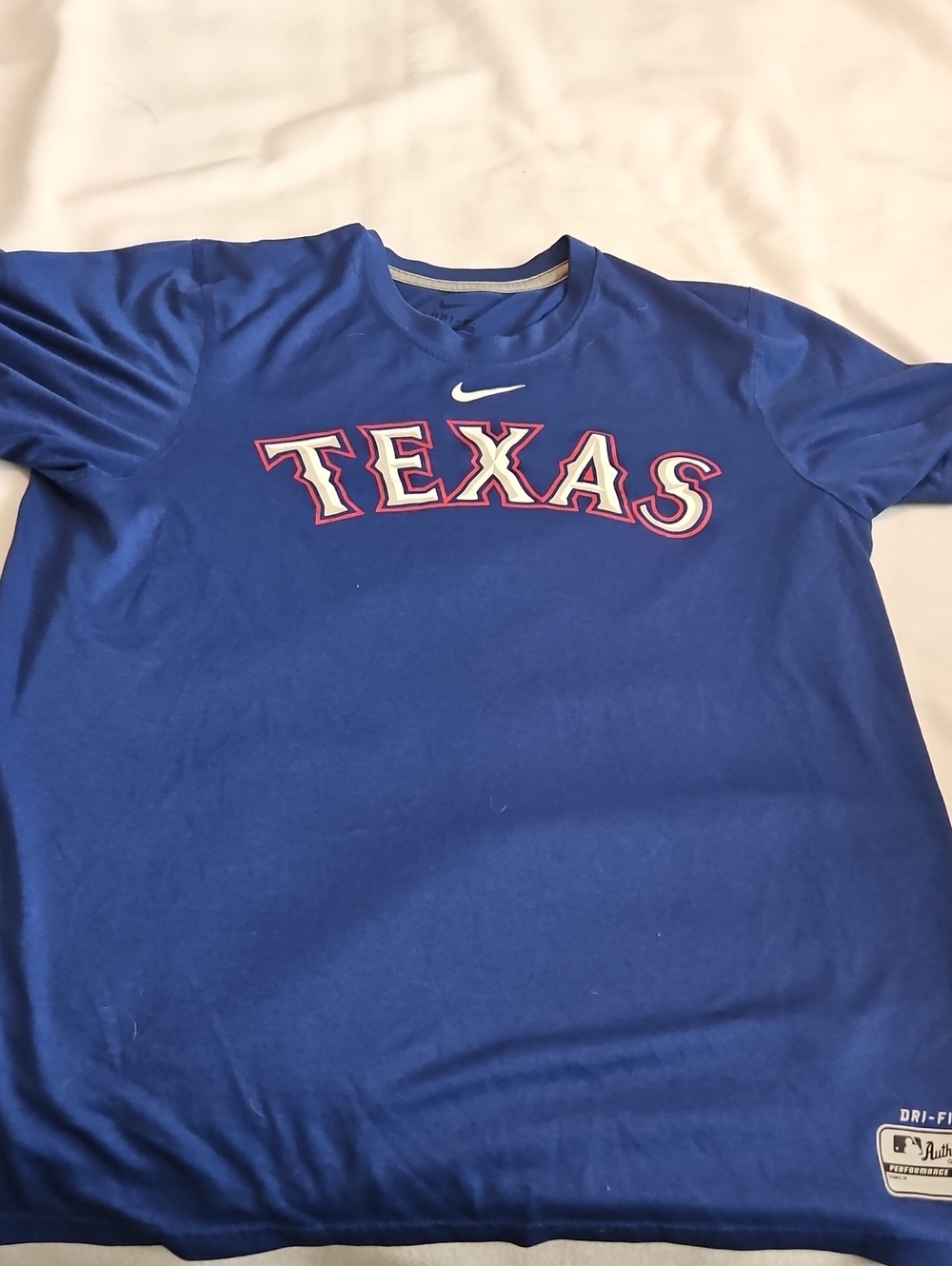 Nike Royal Blue Texas Ranger Dri-FIT Tee